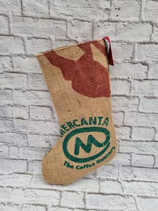 Christmas Stockings – Recycled Hessian Coffee Sack Stockings – FiddlyLily - 3