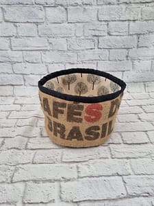 Storage Baskets – Recycled Hessian Coffee Sack Baskets – FiddlyLily - 1