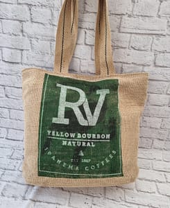 Handmade Tote Bag – Recycled Coffee Sack – FiddlyLily - 17