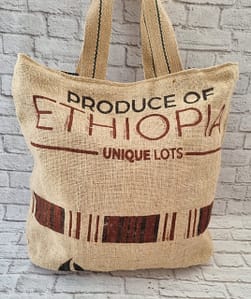 Handmade Tote Bag – Recycled Coffee Sack – FiddlyLily - 18