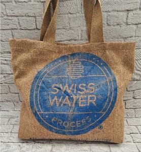 Handmade Tote Bag – Recycled Coffee Sack – FiddlyLily - 1