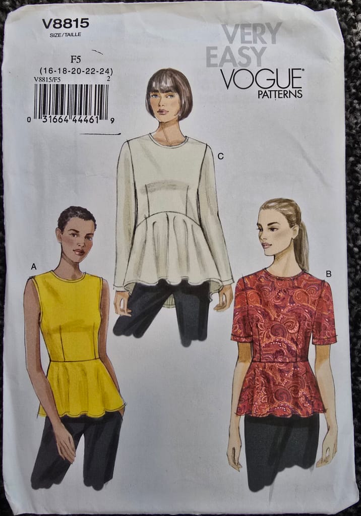 Vogue V8815 Sewing Pattern