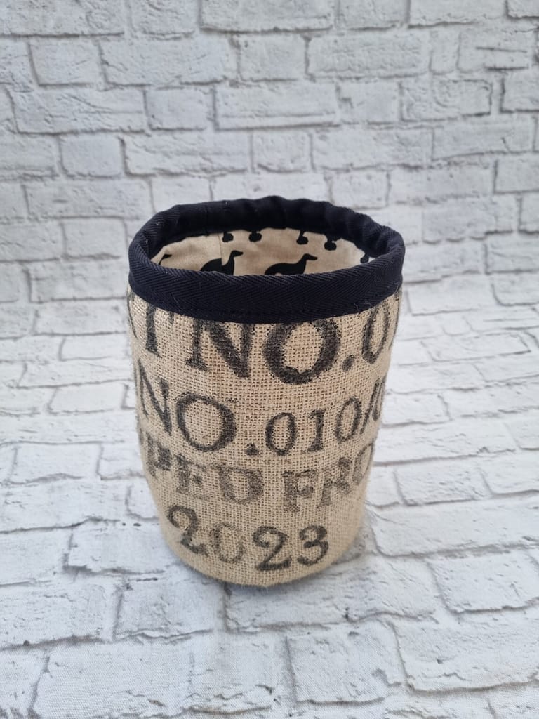 cotton lined gift basket