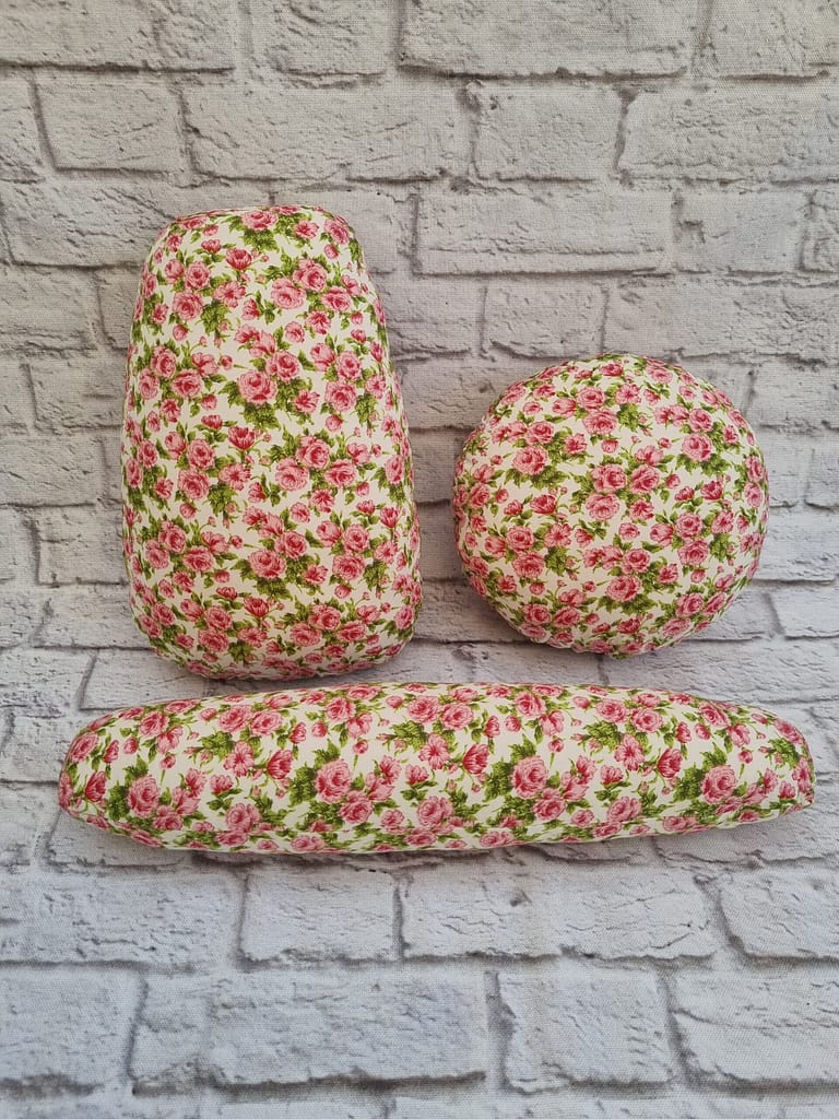 Set of 3 tailors pressing hams, tailors pressing hams, tailors sausage ham, woolen tailors ham, tailors ham and tailors sleeve roll