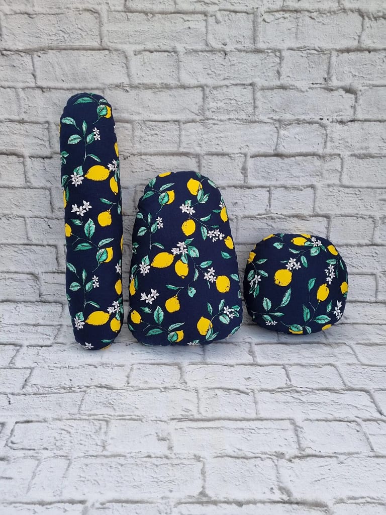 Set of 3 tailors pressing hams, tailors pressing hams, tailors sausage ham, woolen tailors ham, tailors ham and tailors sleeve roll